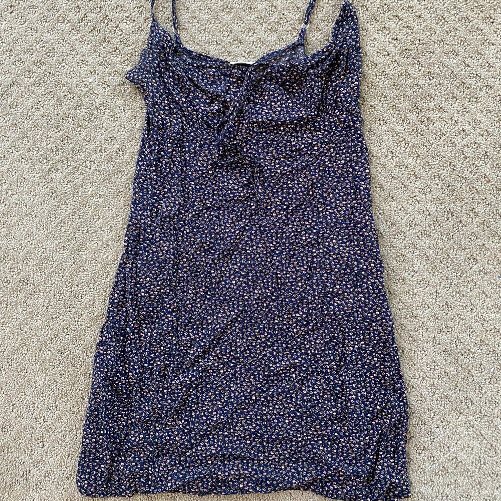 Brandy Melville blue floral tank dress